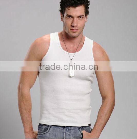 100% cotton sleeveless men's fashion vest