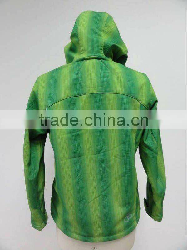 Ladies outdoor jacket with hood windproof waterproof