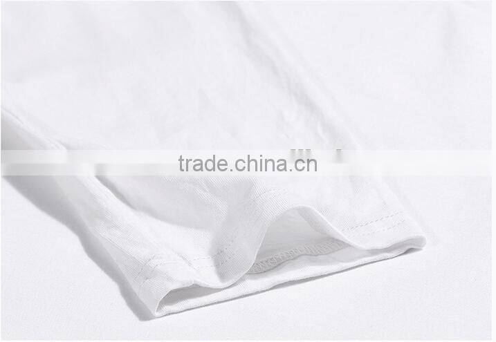 latest high quality long sleeve bulk v-neck T-shirt for man