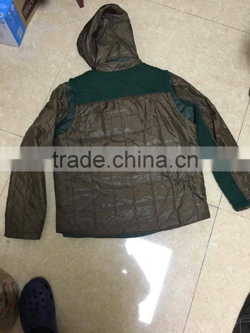 GZY shiny down jacket men high qualit coat winter model anti-static warehouse 2017 stock slim fashion male export Middle East