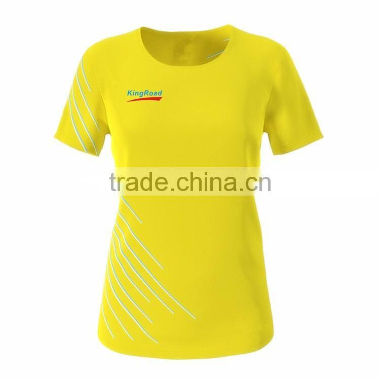 2016 wholesale new design custom sportswear running shirts