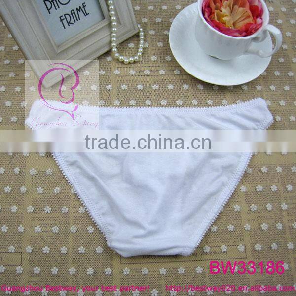 Cotton white women underwear hot woman underwear