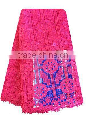 Bestwaytex Quality Warranty Royal Blue Cord Lace Fabrics African Fabeics Guipure Lace 5 Yard CP0063