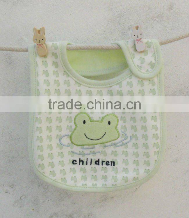 baby clothes cute emobroidered waterproof bibs for baby