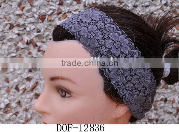 Fashion white HOT popular cotton spring lace hairband
