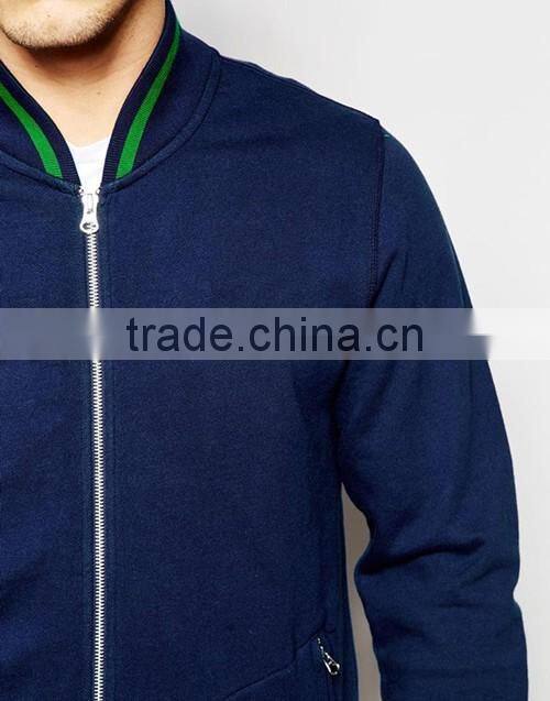Blue fleece track jacket, sports jacket men