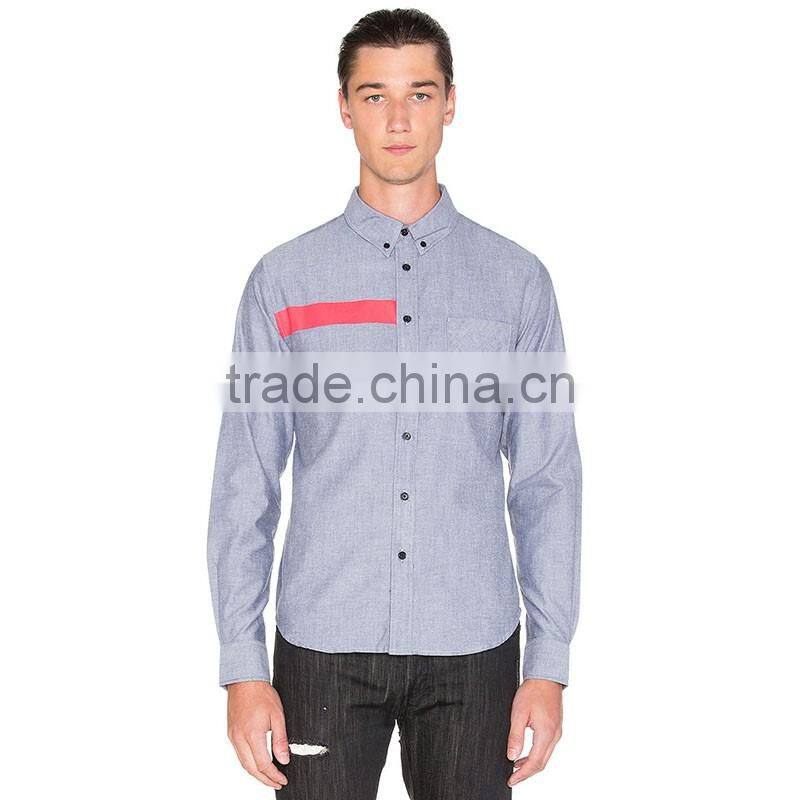 2016 Latest shirt designs for men new fashion mens shirts slim fit