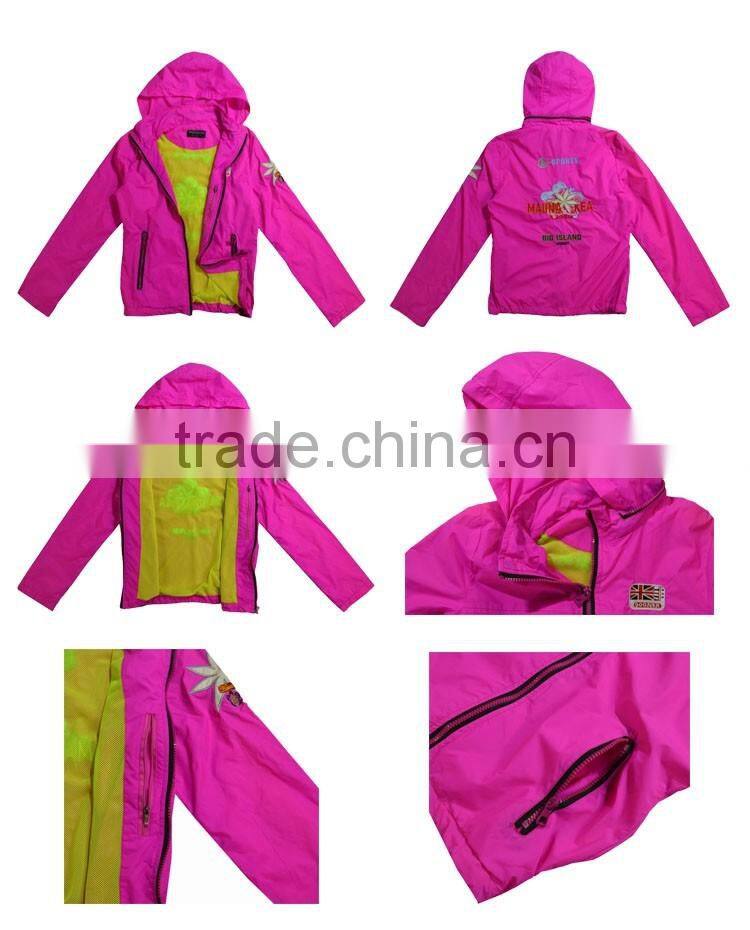 Spring Fashion Women's Windbreaker Jacket With Hooded
