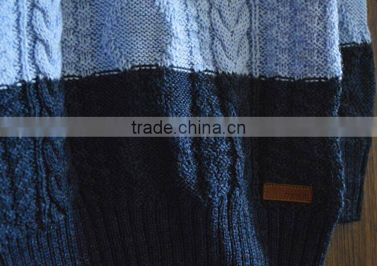 2017 boys stripe pullover sweater designs for kids hand knitted