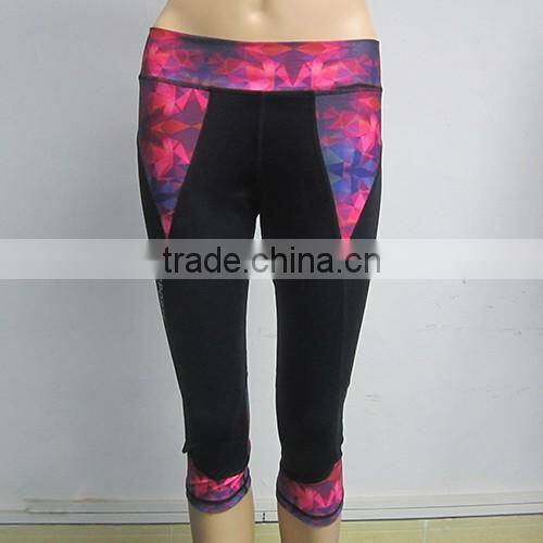 Cheap Wholesale Women Sublimation Printed Colorful Exercise Sports Jogging Wear Yoga Suit