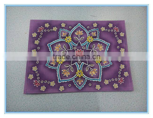 Beautiful 100%polyester printed table mat