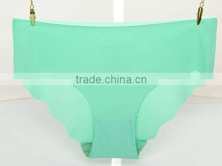 Customized Your Own Brand Lady Briefs Plain Solid Color 72%Polyester 28%Spandex Soft Healthy High Cut Seamless Women Underwear