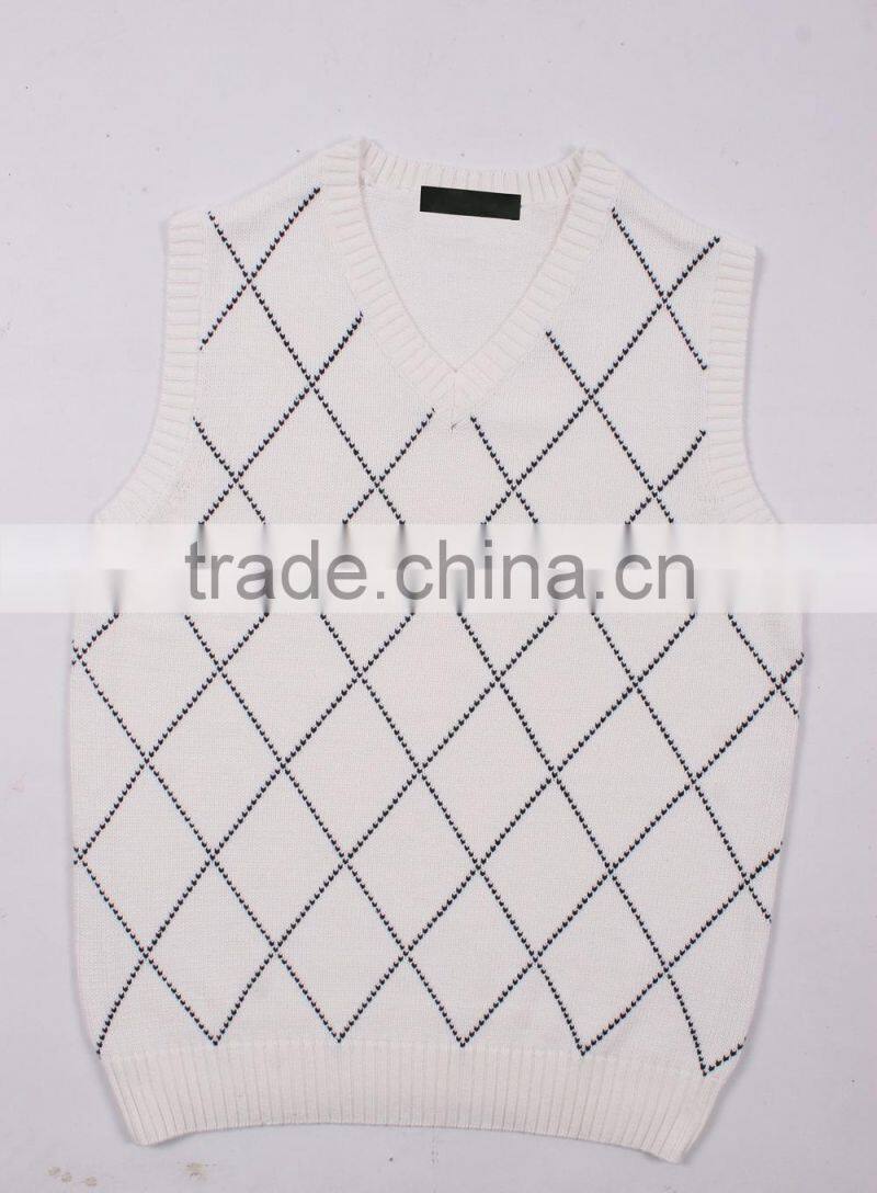 Wholesale V Neck Cheap Men Sweater Vest