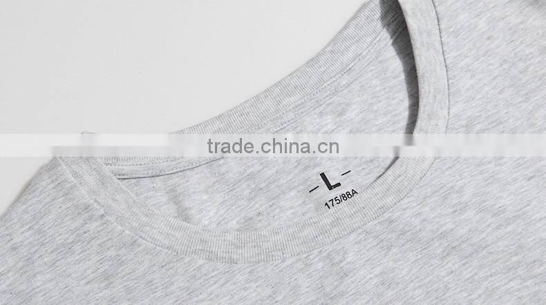 hot sale oversized promotion Stripe Soft cotton plain man custom tshirt