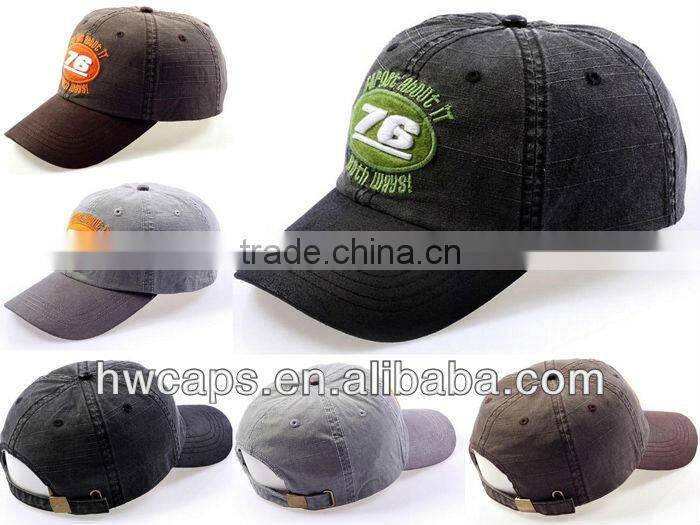 hot sale custom ourdoor one size fits all baseball cap