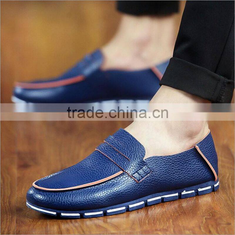 Men Casual Shoes 2016 Fashion Men Shoes Leather Men Moccasins Slip On Male Flats Shoes