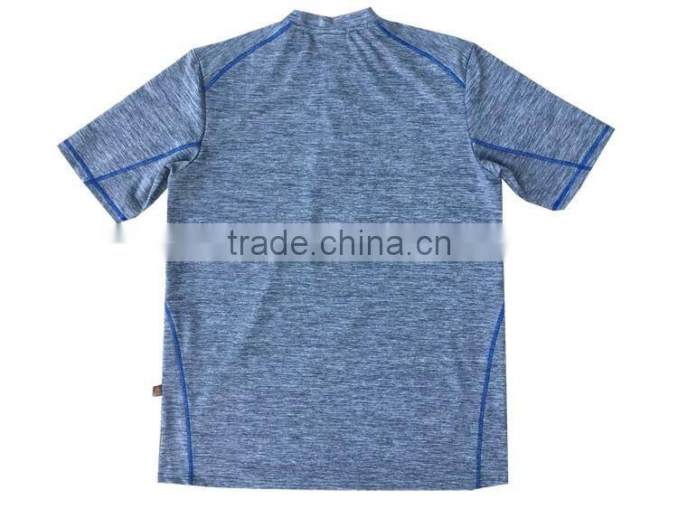 1/4 zipper sport t-shirt quick dry polo shirt