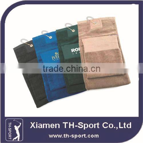 multifunctional 100% cotton embroidered sports towels