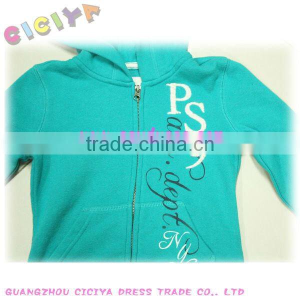 Wholesale custom latest women knitting zip up winter sweatshirt with hood for women