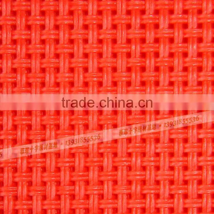 handmade creative plastic fabric cross stitch fabric for DIY wallet