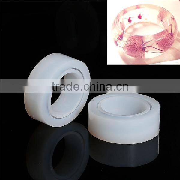 Wholesale Bracelet White 8.3cm Silicone Resin Mold