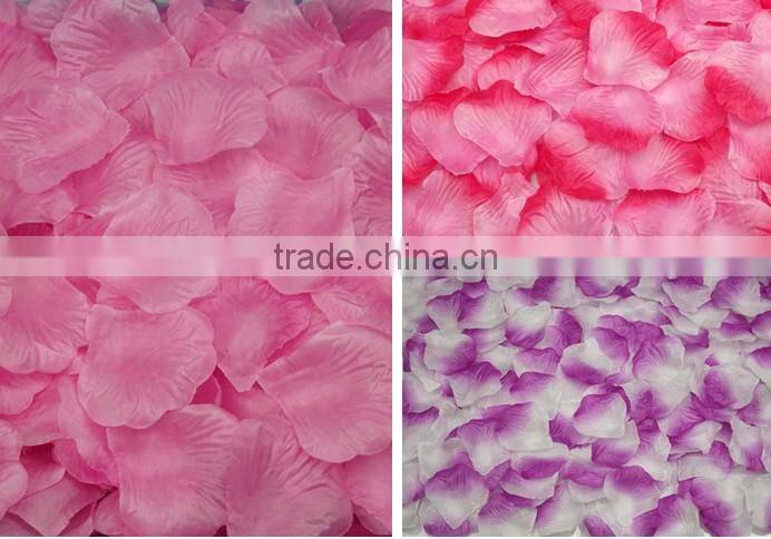 Festival decoration flower silk rose petals wholesale--37 color for choose