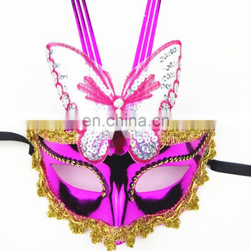 2015 Colorful feather venetian masquerade half face mask halloween dress ball eye mask sexy party mask