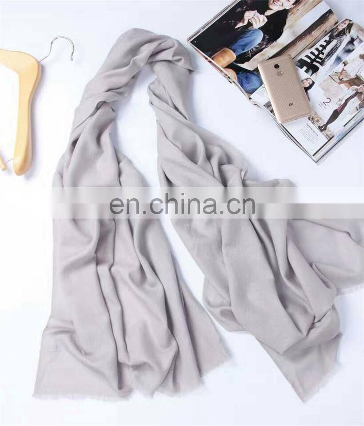 worsted 80s cashmere diamond pattern thin soft shawl autumn winter lady plain color jacquard pashmina scarf