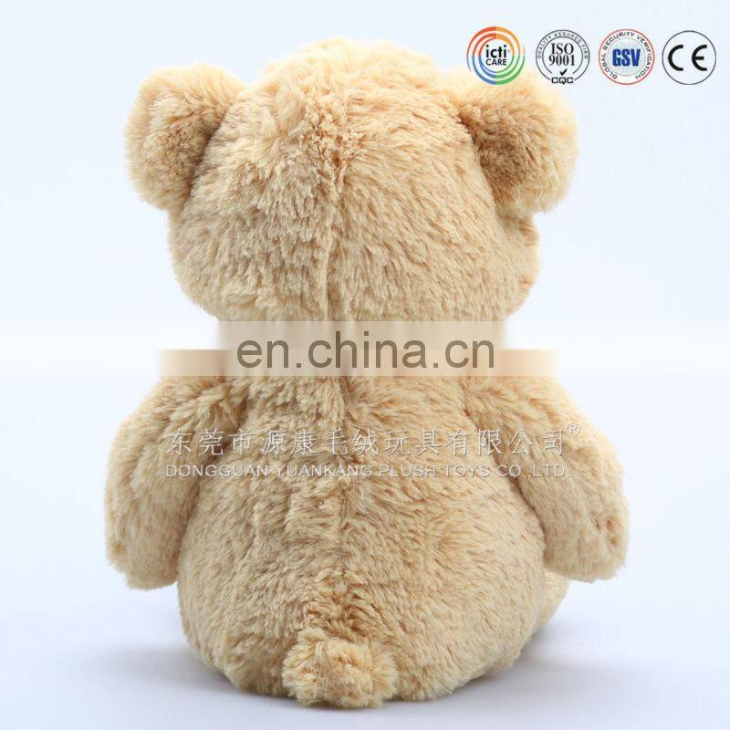 ICTI Audit China factory 2016 hot sale high quality plush cute teddy bear toys