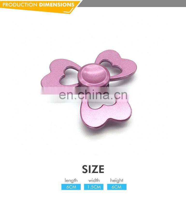 Hot alloy finger top metal edc hand fidget spinner