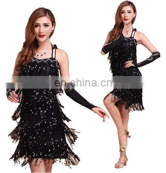 BestDance high quality ballroom latin dance wear competition dance dress tango salsa dance wear OEM