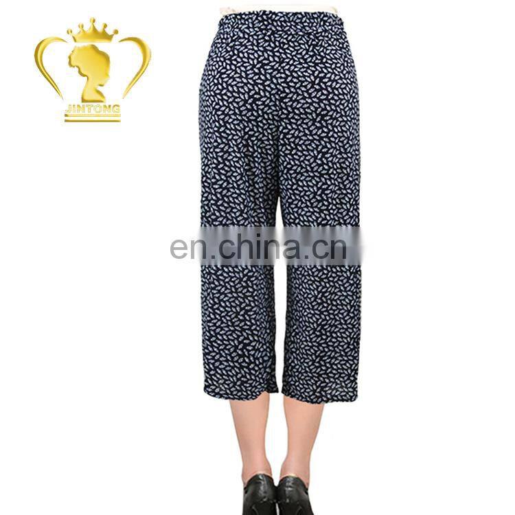 17250PG New design promotional cotton trousers xxx 3/4 pants indonesia