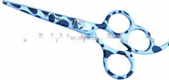 barber scissors -Hair Scissors with one Blade Micro Serrated 5"