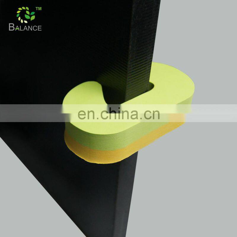 new destign white color door stop baby safety product door lock stopper for baby kid EVA material
