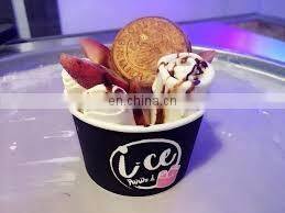 Factory Price New Model Double Pan Fried Ice Cream Machine for Sale