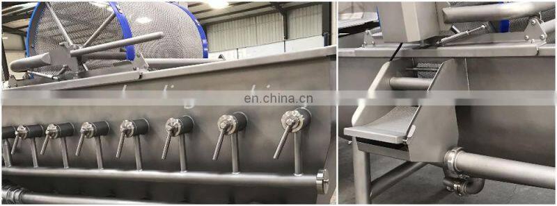 Fruit and vegetable washing and drying machine