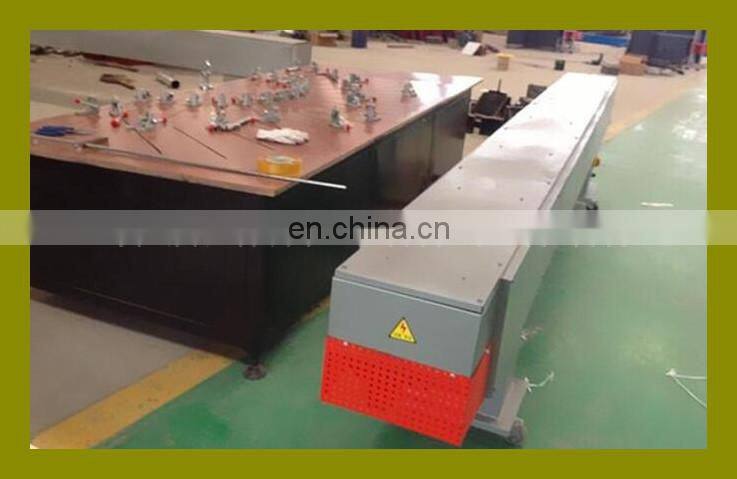 Oil heating bending PVC window processing machine for bending arc window-door