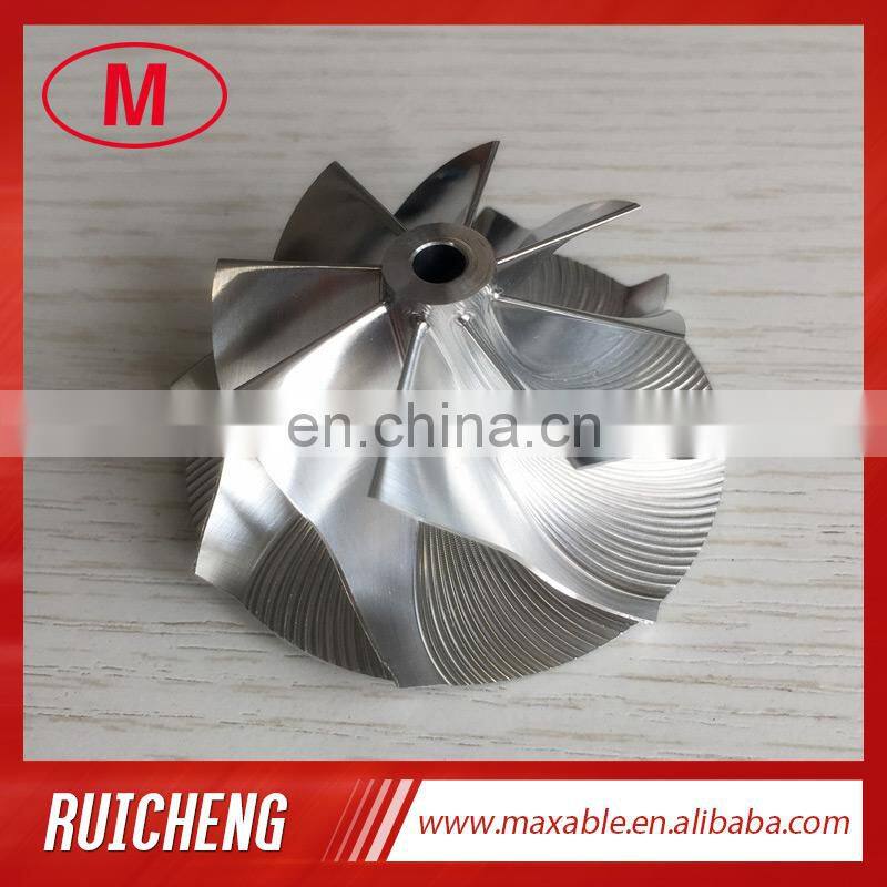 K04 43.03/56.08mm 5304-123-2007 8+0 blades high performance billet/milling/aluminum 2618 compressor wheel for 5304-970-0054/0035