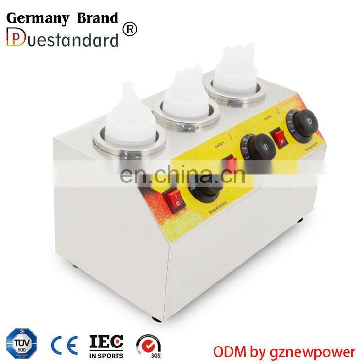 Commercial catering equipment hot chocolate soy sauce filling spread warmer bottles jam heating machine with factory prices