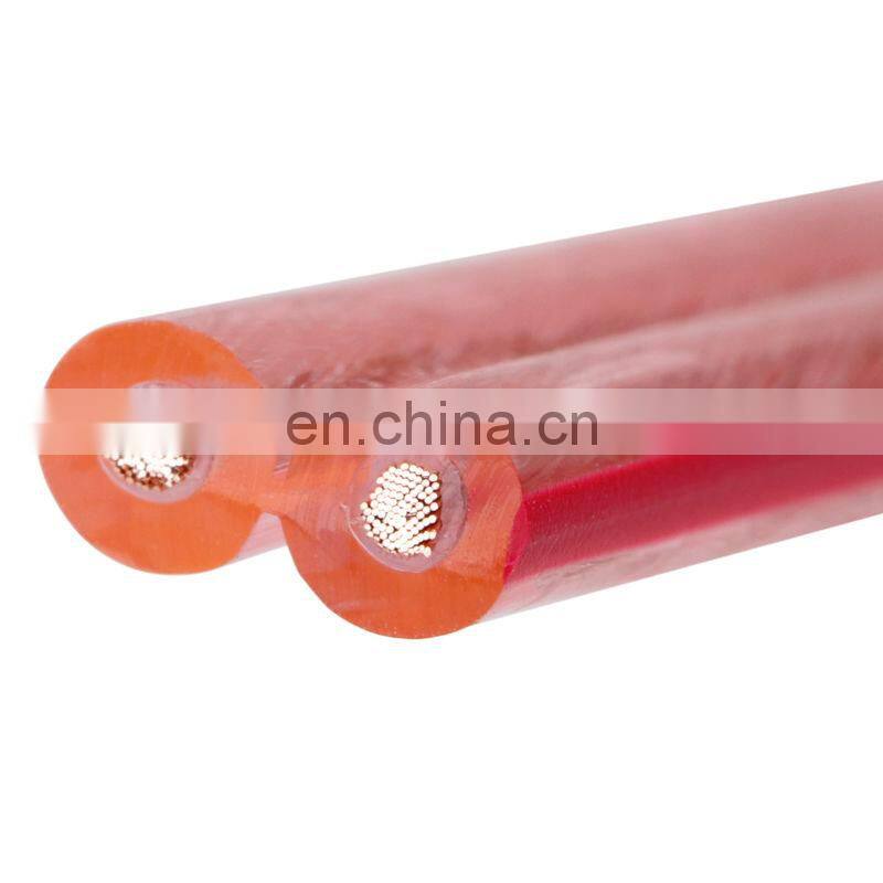 100ft Transparent PVC 12 14 16Gauge speaker Wire / Cable