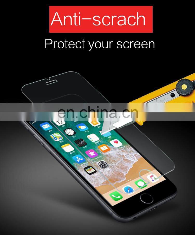2 in 1 package For Iphone 7 X All model 0.3mm 2.5D 9H tempered glass screen protector film sheet price