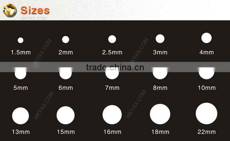 china hotfix nailhead transfer half ball factory;hot selling half ball transfer hotfix nailhead;half ball hotfix nailheads