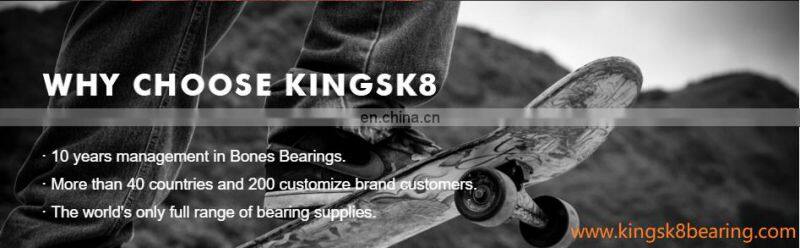 King of Diamonds Gold Titanium Skateboard Bearings