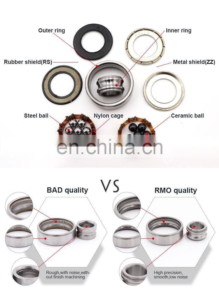 6.35*15.875*4.98mm SR4ZZ R4 R4ZZ inch 6.35mm ball bearing fishing reel ball bearing