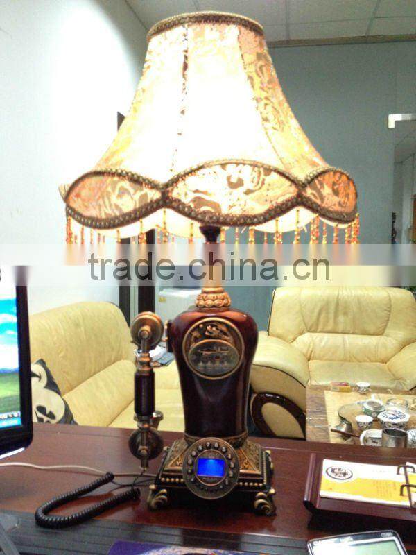 Bedside Lamp with telephone