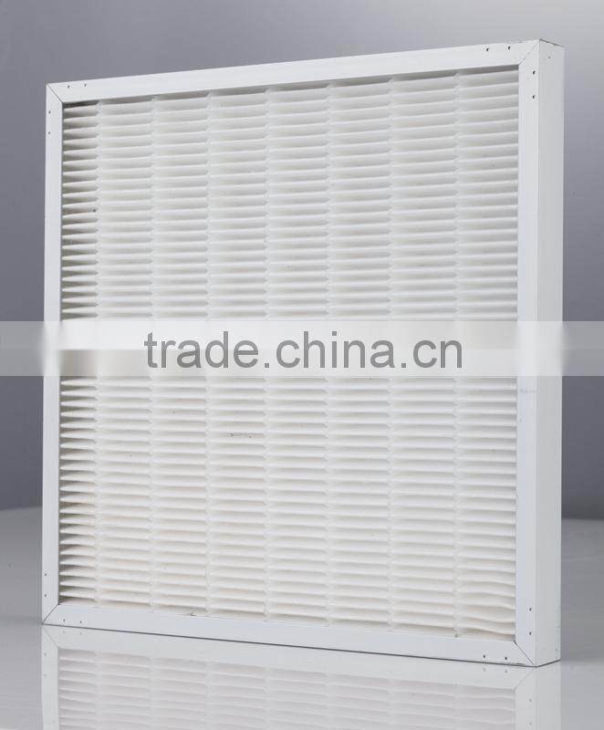 Glass fiber media air filter