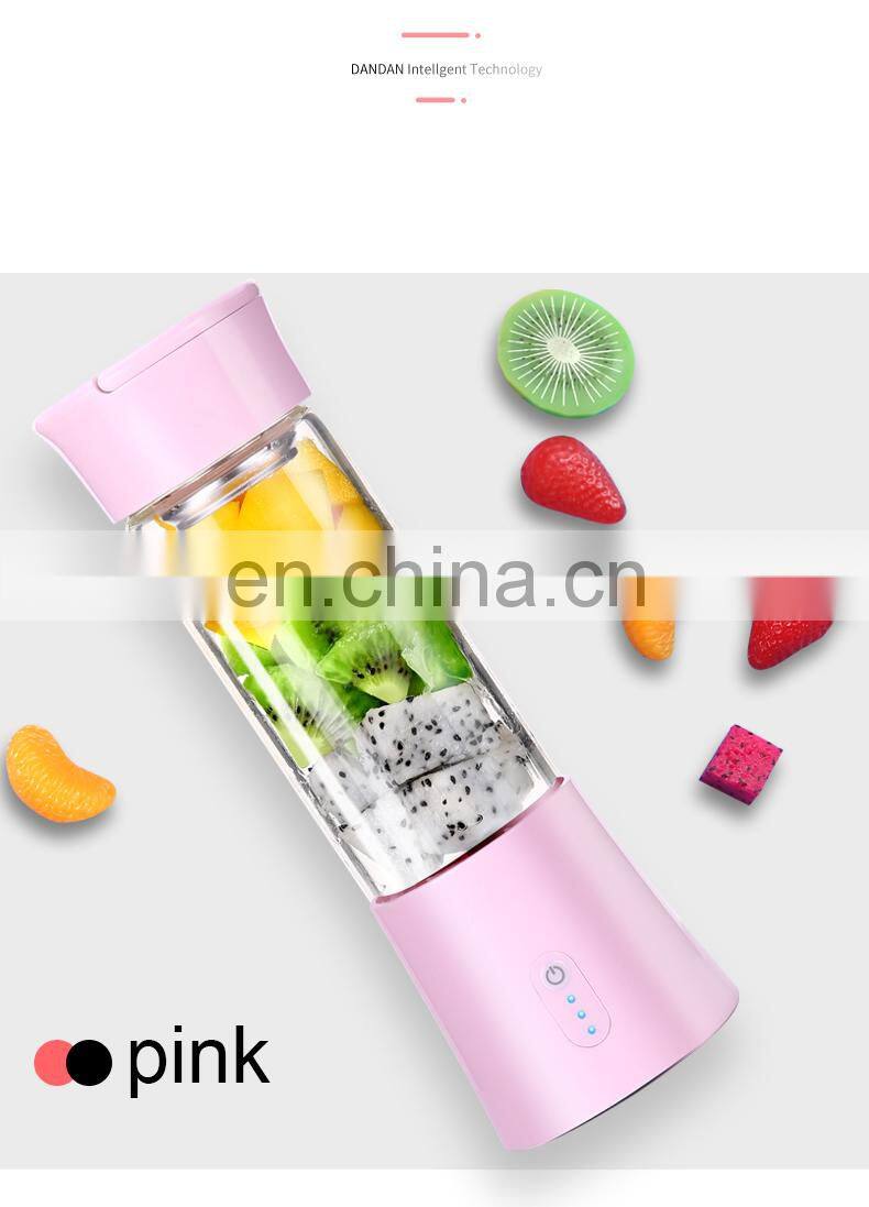 2021 The Most Popular 380ml Rechargeable Portable USB Juicer