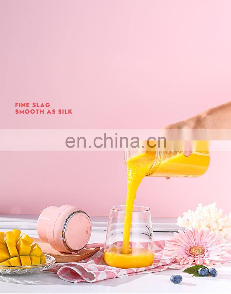 3000mAh large capacity rechargeable vacuum USB blender