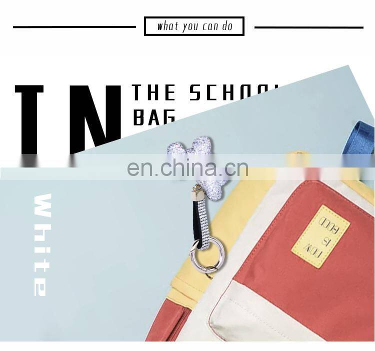 Christmas gift flash crystal Rhinestone cute dog pendant key chain creative sparkling complete with diamond dog keys