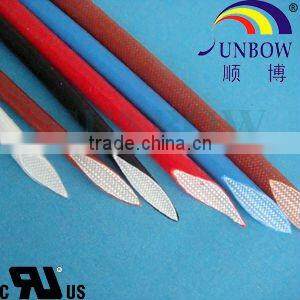 0.5mm silicone fiber glass sleeving/Fiberglass sleeving/glassfiber sleeving